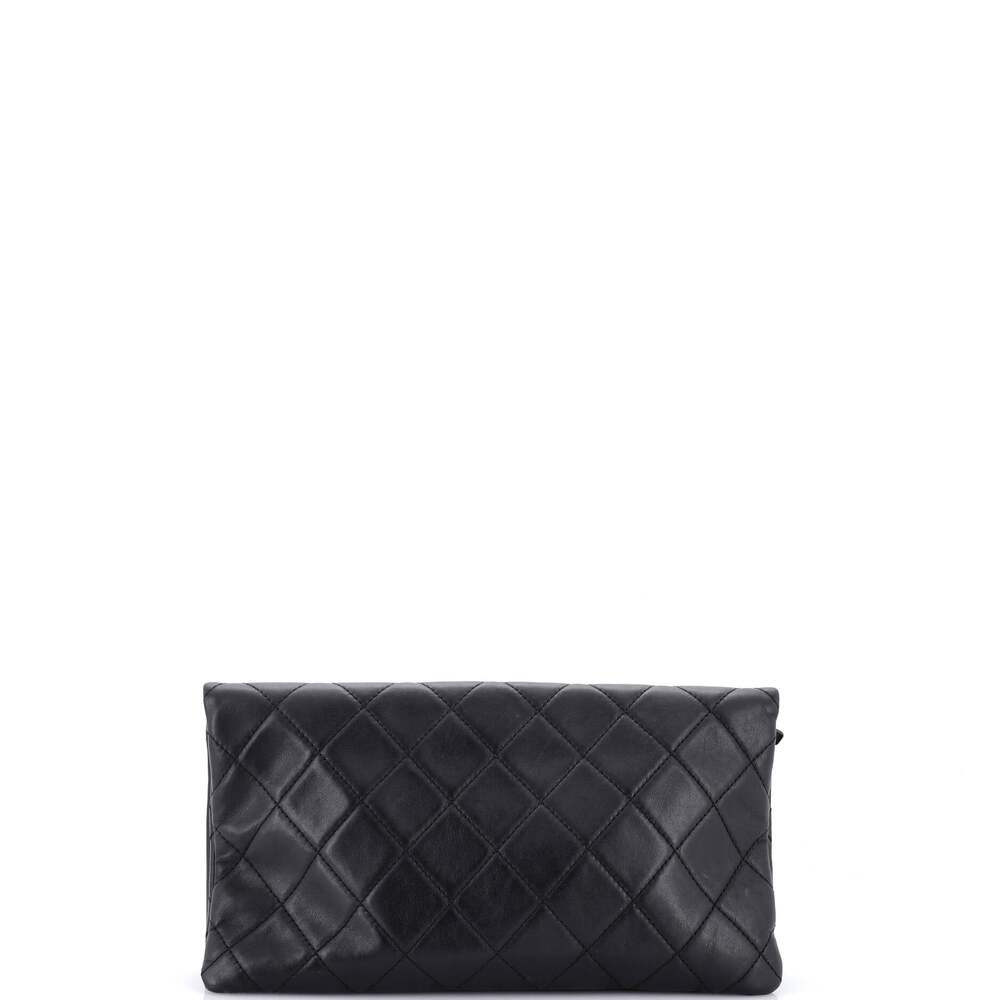 Chanel Cc Foldover Clutch Quilted #254488C30B - Picture 3 of 6
